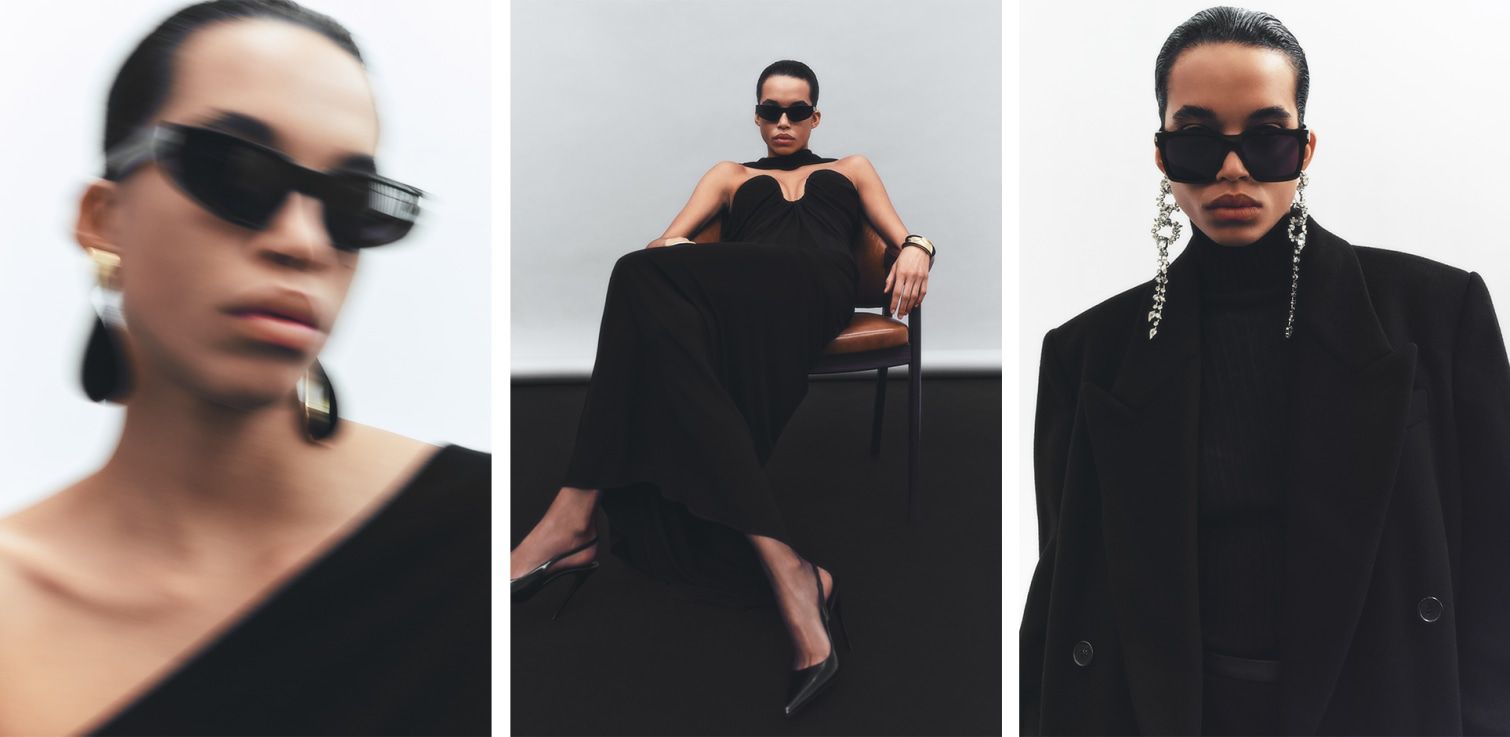 Black Saint Laurent Sunglasses for women