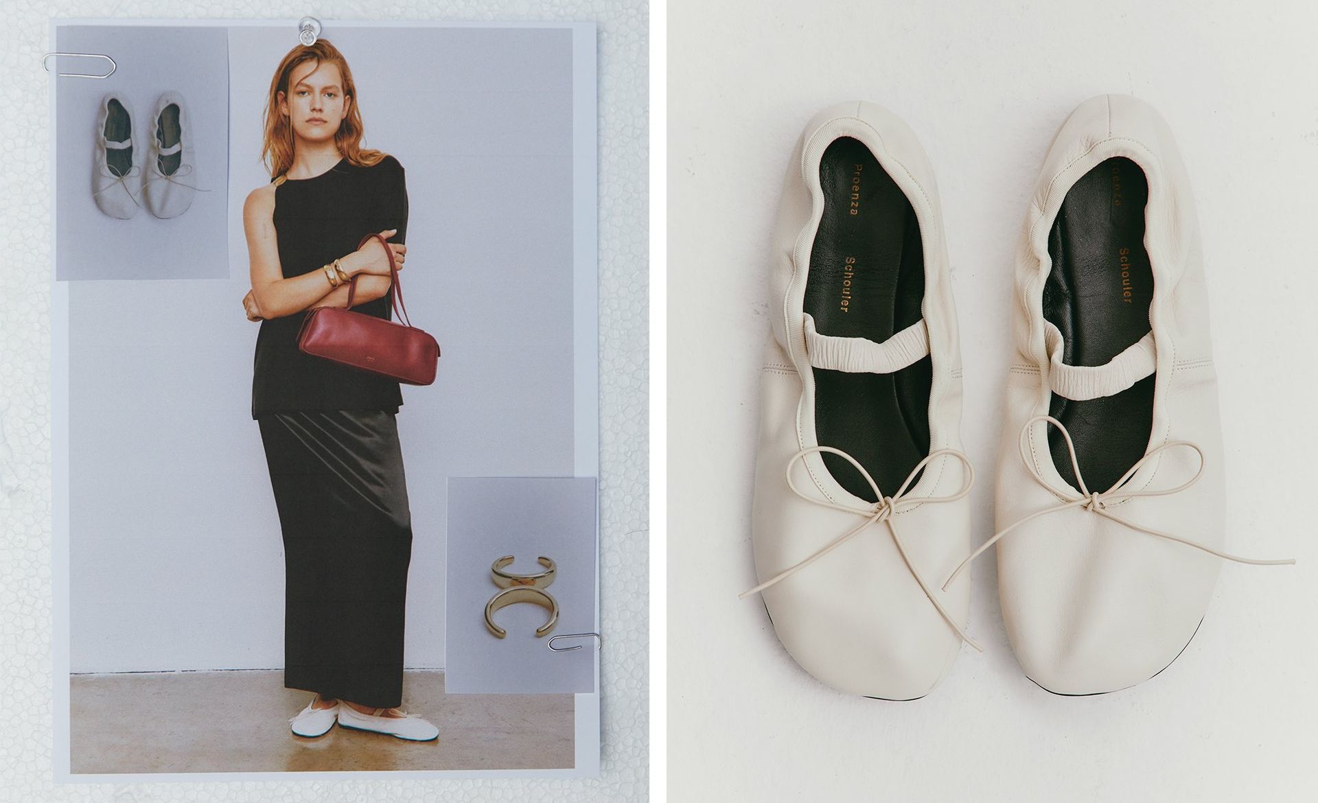 Bottega Veneta 10mm Astaire leather Mary Jane ballerina flats, Kuboraum Berlin H02 round metal sunglasses, The Row Isha oversize cotton jersey t-shirt, Zimmerman Halliday hand crochet fringed midi skirt, Simuero Cerezas drop earrings