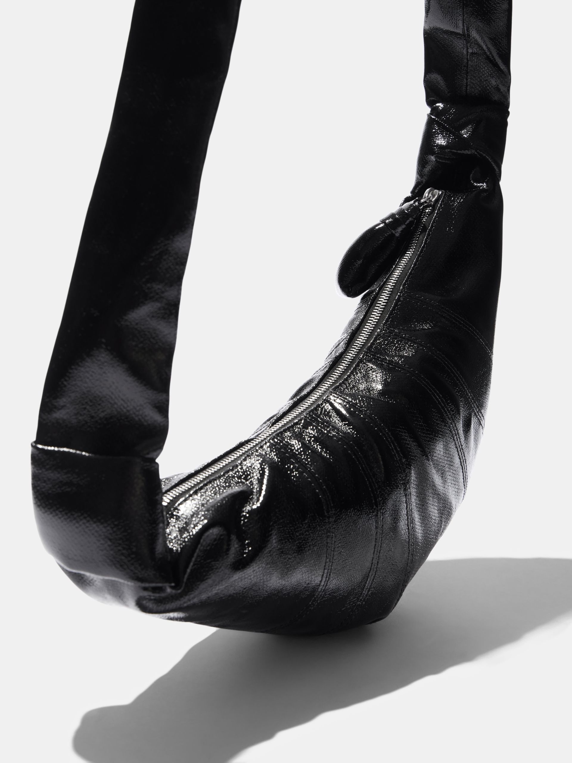Lemaire Croissant leather crossbody bag